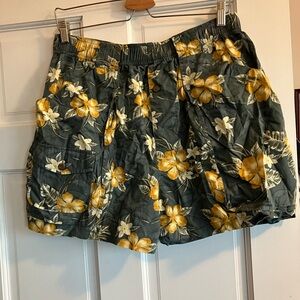 Tommy Bahama Floral Men’s Shorts - Yellow and Gray